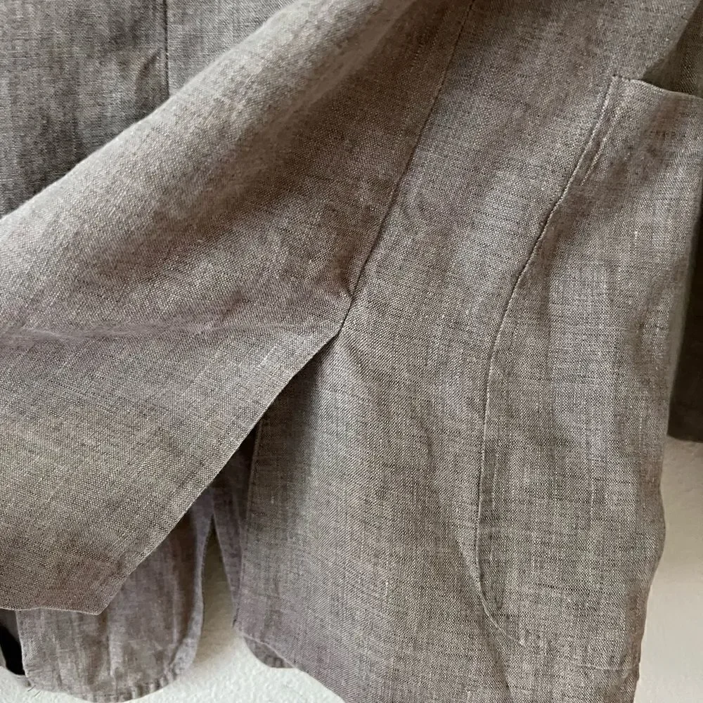 Canali Proposta Men Linen Lightweight Blazer Jacket sz 50R